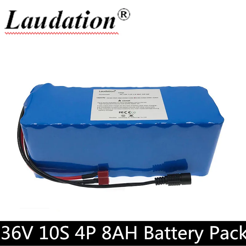 36V аккумулятор 8ah 8000mAh 500W высокой мощности и емкости 42V 18650 литий-ионный аккумулятор для мотоцикла Электрический автомобильный велосипед Скутер с BMS