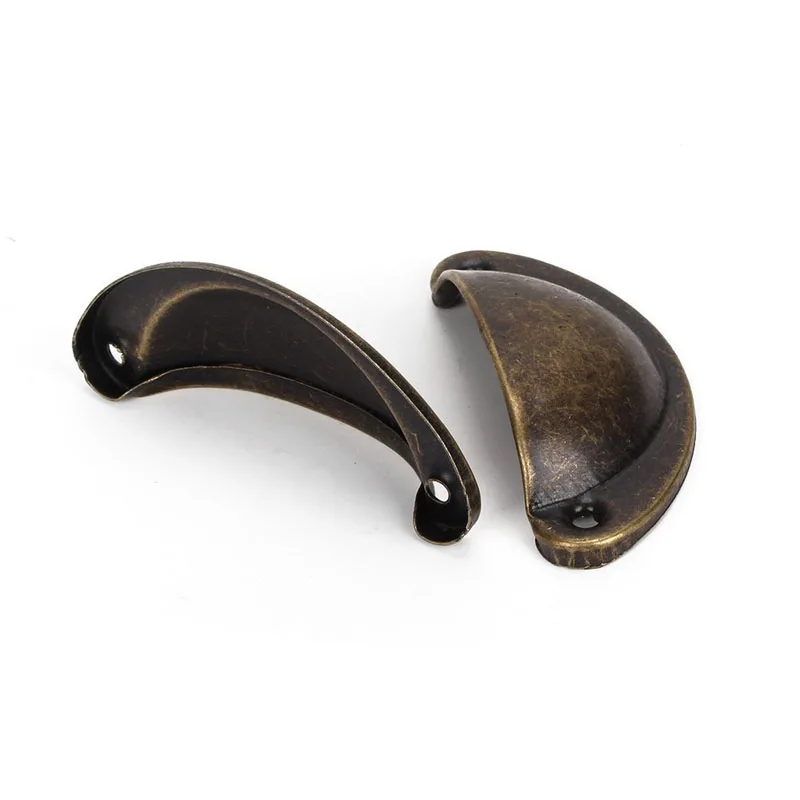 4Pcs Vintage Decorative Door Drawer Pull Handle Iron Semicircle Knob 81mm Dropshipping | Обустройство дома