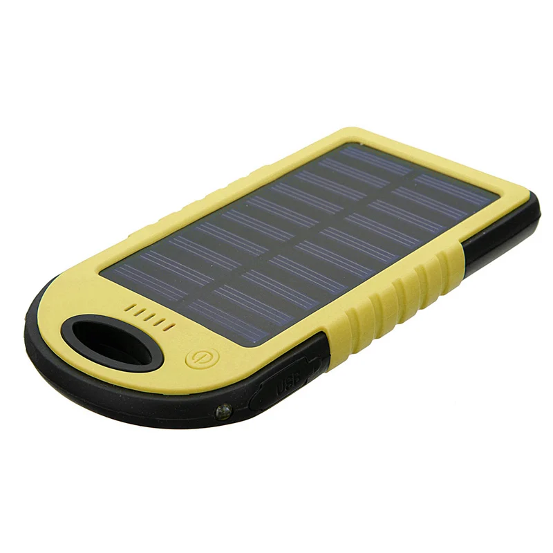 yellow2 Cncool водонепроницаемый Солнечный внешний аккумулятор 20000 мАч двойной USB литий-полимерный Солнечный аккумулятор зарядное устройство для путешествий внешний аккумулятор - Цвет: yellow2