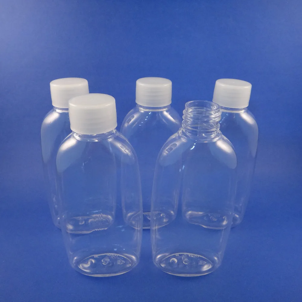 

20PCS 150ml Oval Shaped Plastic Bottle (BT97)