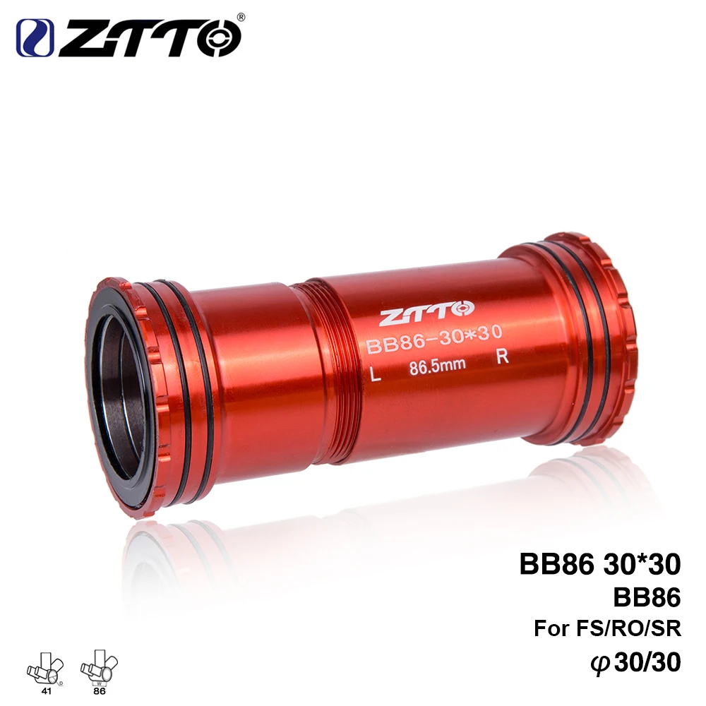 ZTTO BB86 30 Пресс Fit Нижние Винты-держатели 4 подшипники для дорожного горного велосипеда 30 мм коленчатый набор BB бензопилы запчасти для велосипеда