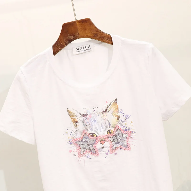 Женский комплект из 2 предметов Новинка лета 2019 Харадзюку расшитый бисером с