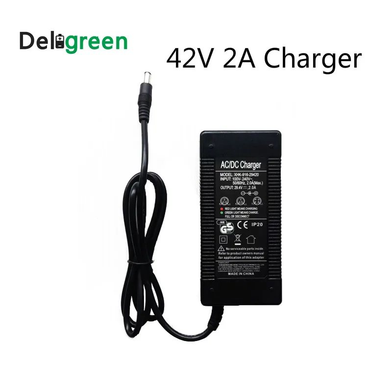 Deligreen 42 в 2 а зарядное устройство литий ионная линейная Зарядка для 10 серий