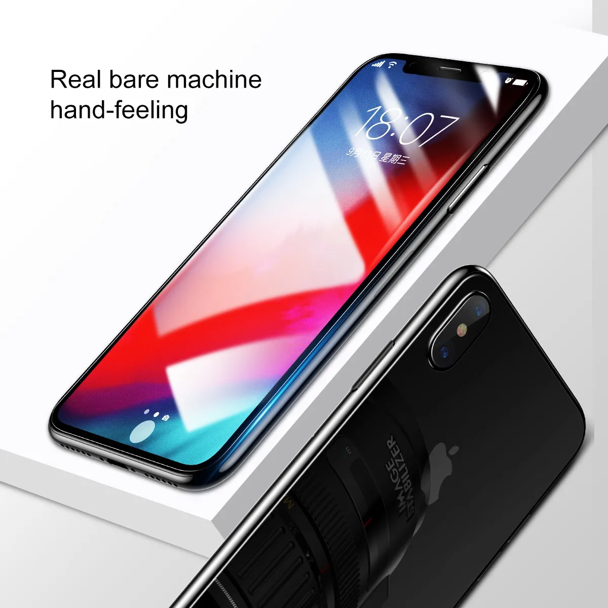 BASEUS мм 0 3 пленка набор (передняя + задняя) для iPhone Xs XR Max закаленное стекло полное