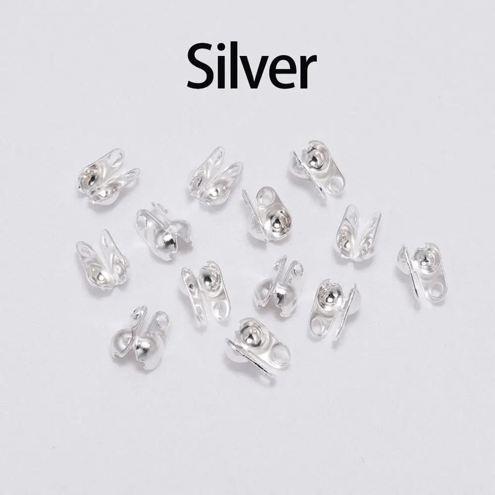 Silver 200 шт., 1,5, 2,4, 3,2 мм, шаровая цепь, застежки, калотки, конец, щипцы, бусины, цепочка на шею из шариков, разъемы, фурнитура для изготовления ювелирных изделий своими руками - Цвет: Silver