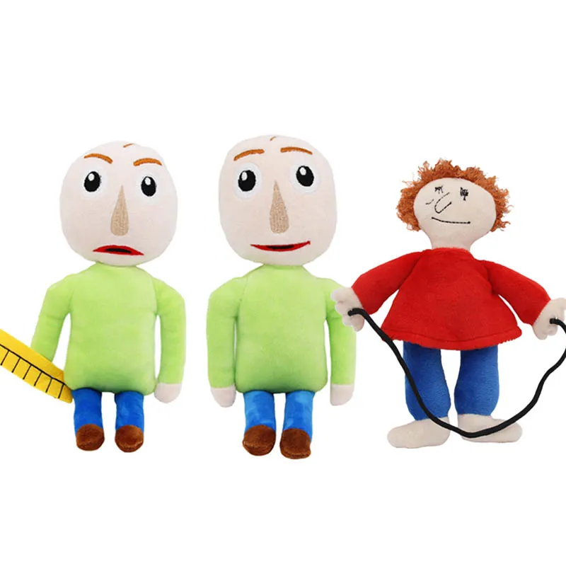 3pcs 25 см Baldi Basics in eduation and Learning Playtime фигурка кукла Baldi мягкие игрушки Рождественский подарок для детей - Цвет: 3pcs