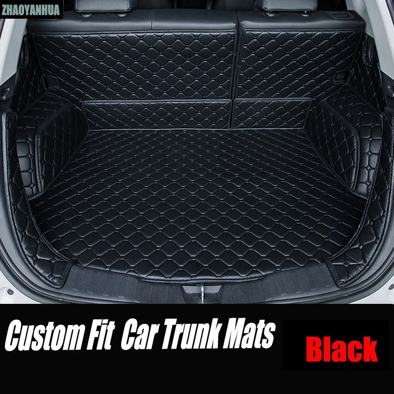 

ZHAOYANHUA Car trunk mats for Mitsubishi Lancer Galant Pajero sport V73 V93 5D car styling all weather carpet floor liner