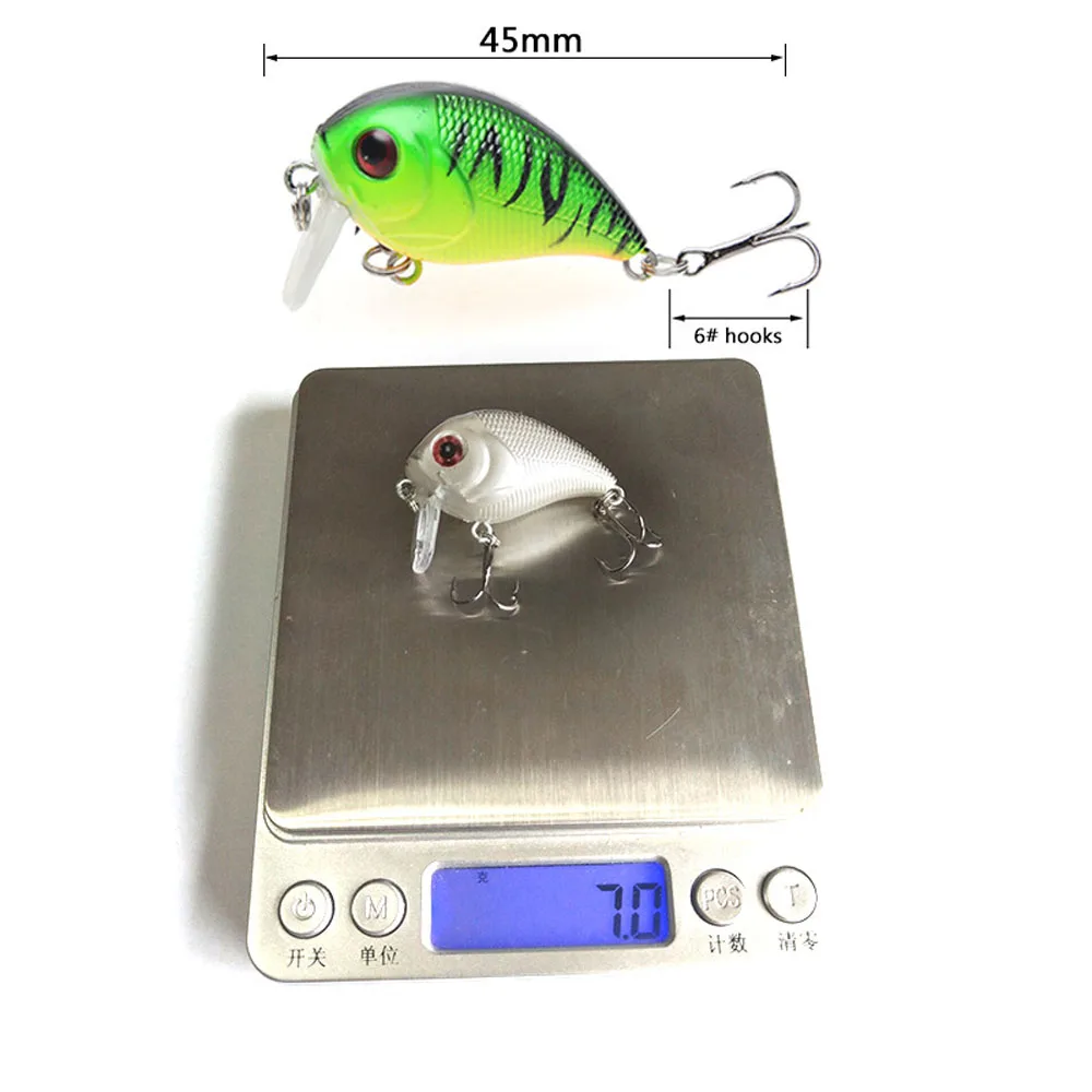 Fishingjoy мини воблер рыболовные приманки 45mm 7g Верхняя одежда Япония Жесткий