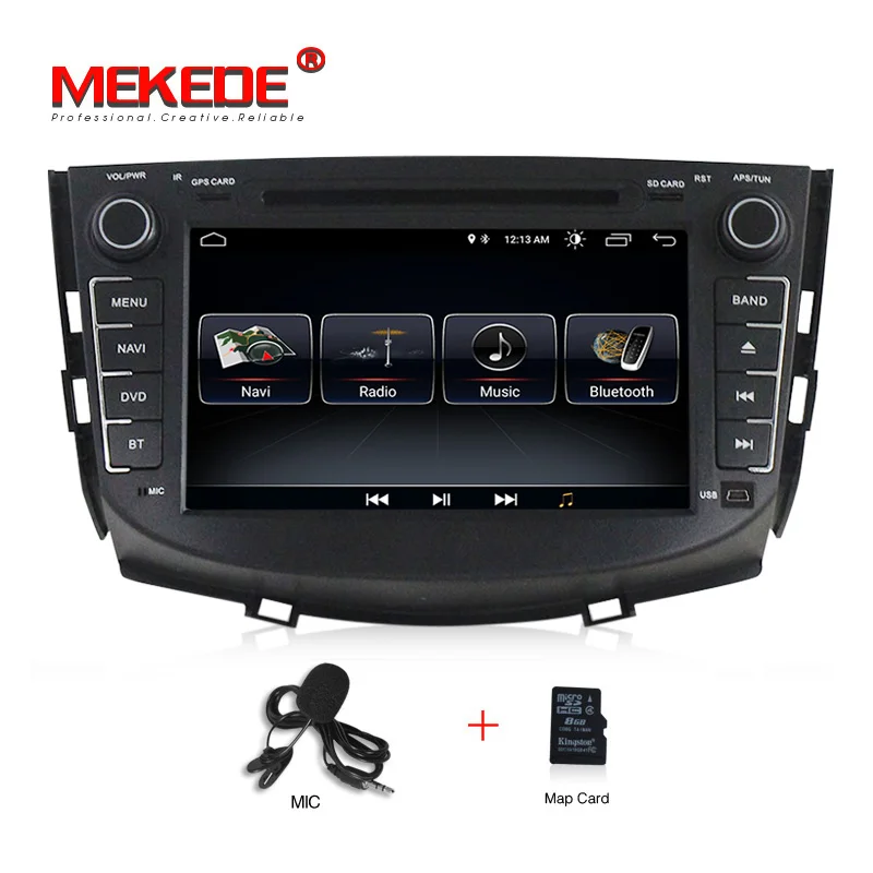 Самая низкая цена! 8 дюймов 2din android8.1 Автомобильный dvd плеер для LIFAN X60 с gps навигации quad core wifi BT мультимедиа русское меню - Цвет: Standard model