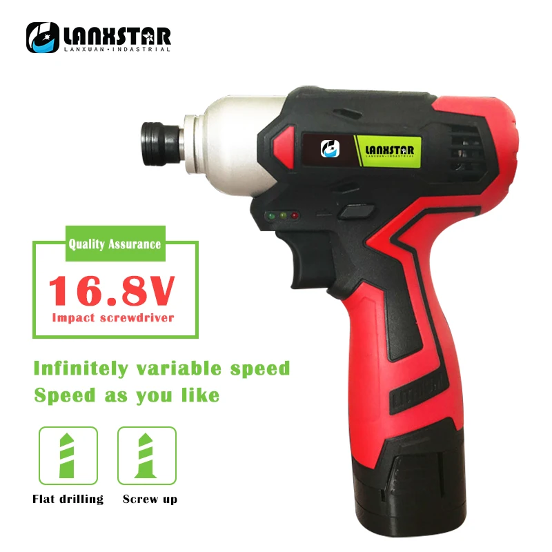 

Lanxstar 12V 16.8V Lithium Drill Charging Drill Electric Impact Heavy Screwdriver Lithium Electric Shock Screwdrivers