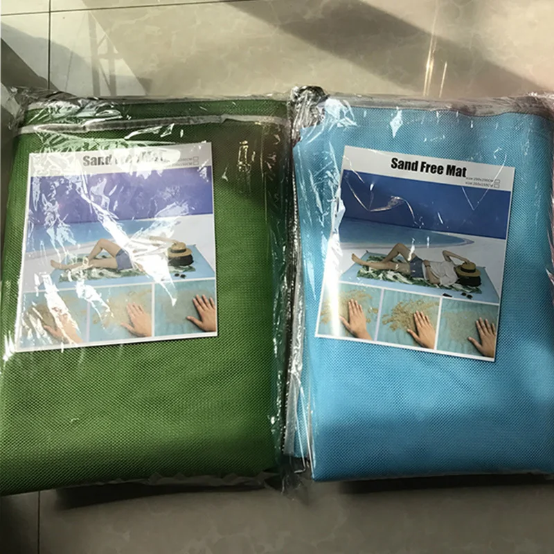 Сплошной цвет большой волшебный свободный от песка коврик для пляжа безпесочный