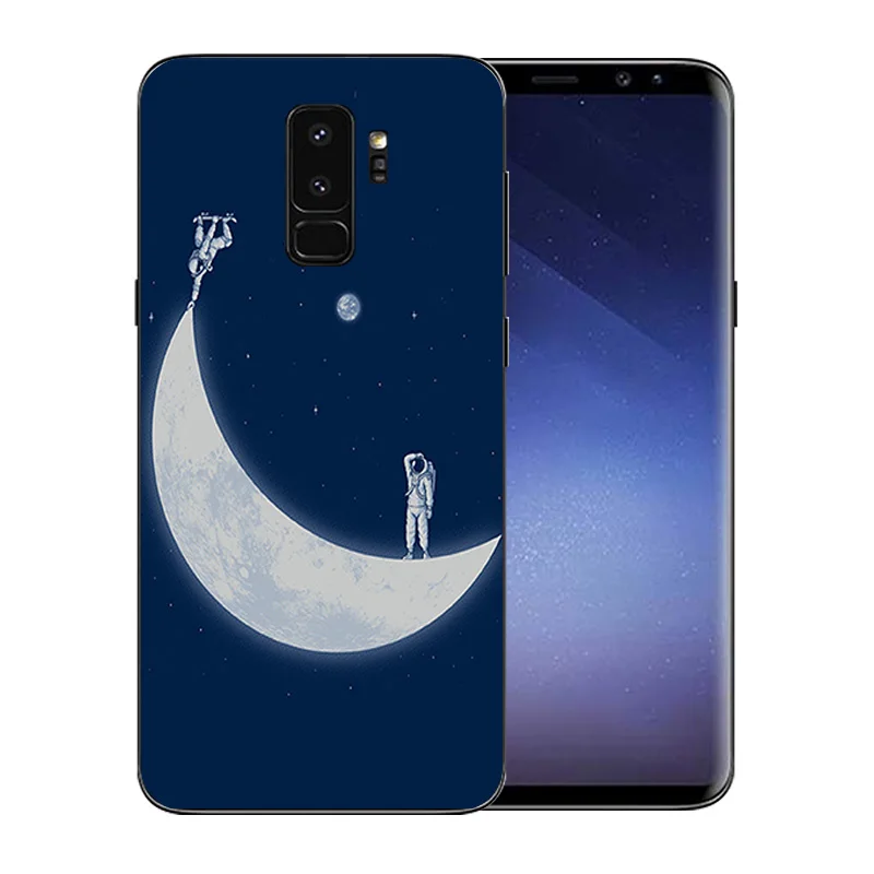 6 2 дюйма для Samsung Galaxy S9 Plus прозрачный силиконовый чехол телефона с рисунком