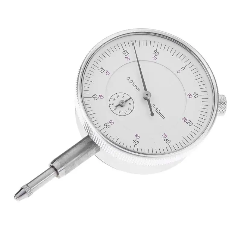 Указатель точности 0 01 мм циферблатный индикатор измерительный инструмент 0-10