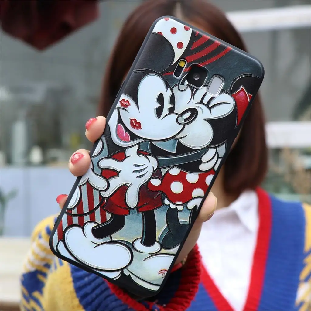 mqgx 3D рельеф TPU чехол для samsung Galaxy A9 A8 A6 плюс A7 S8 S9 S10 плюс S10e A5 A50 A10 A20e A30 A40 A70 S6 S7 Edge чехол - Цвет: mqgx