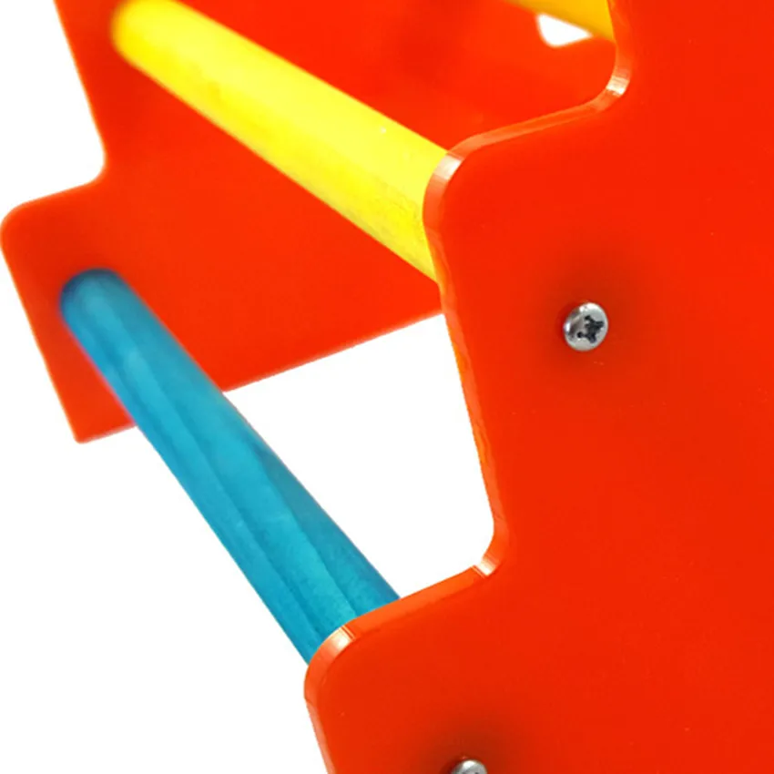 Фиолетовая звезда птица попугай деревянная лестница скалолазание игрушка Cockatiel