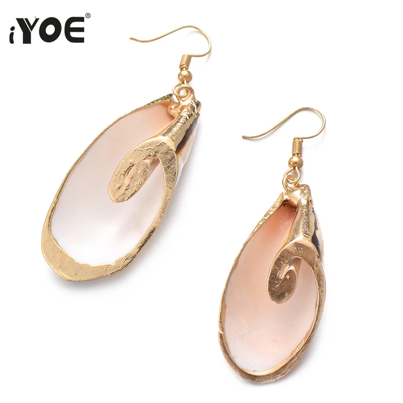 Серьги подвески IYOE в богемном стиле женские Цветные Висячие Ювелирные украшения