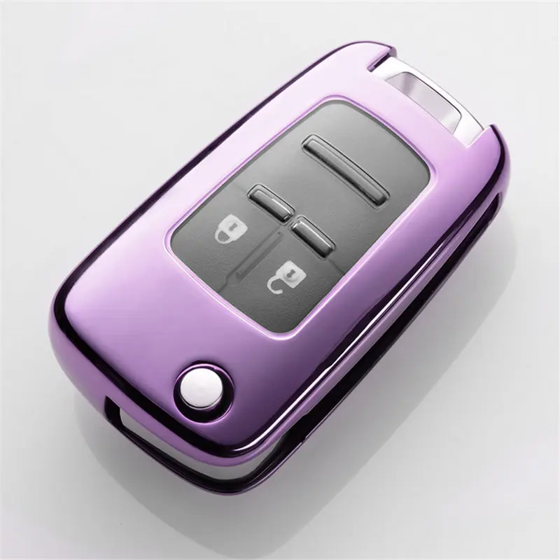 

TPU Soft Car Key Remote Case Cover for Chevrolet Cruze Aveo Trax Opel Astra Corsa Meriva Zafira Antara J Mokka Insignia