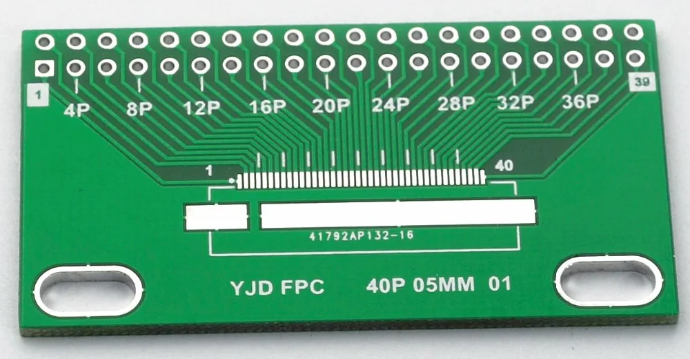 10 шт./лот FPC адаптер пластины 40 P очередь DIP совместим с 0.5 мм 38 36 34 32 P|plate adapter|dip adapter |