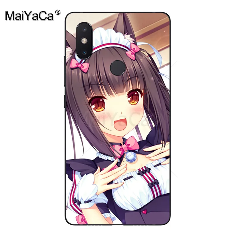 MaiYaCa аниме Неко и рисунком котика для девочек Kawaii мягкие ТПУ мобильный телефон