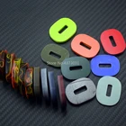 2 штуки EDC нож DIY акриловый G10 Ручка воротник смешанный цвет случайный