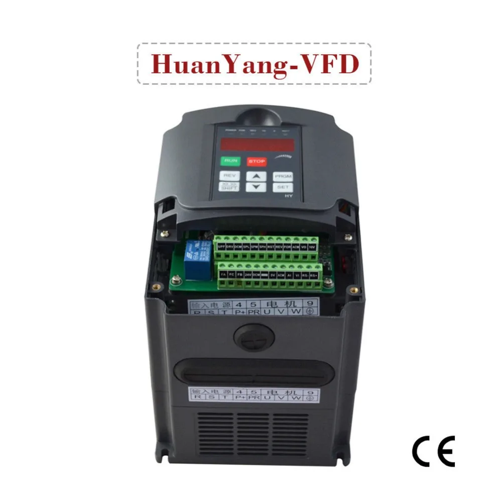 Преобразователь частоты переменного 1-фазный вход 3 фазы выход 2.2KW 3HP 10A привод