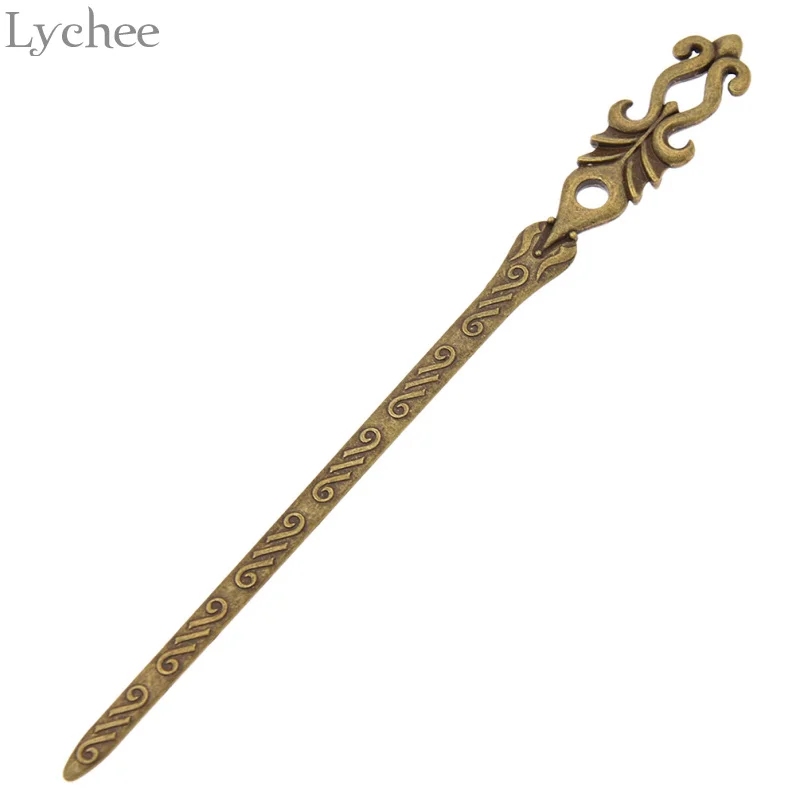 Lychee Винтаж сплав полые женские шпильки для волос заколки для волос ручной работы Для женщин в этническом стиле элегантные средства по уходу за волосами в стиле ретро ювелирные изделия