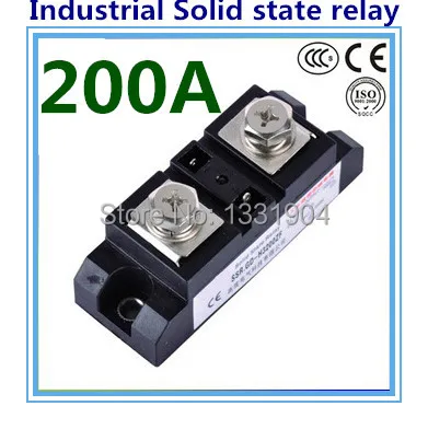 

DC to AC SSR-H200ZF 200A SSR relay input DC 3-32V output AC660V industrial solid state relay