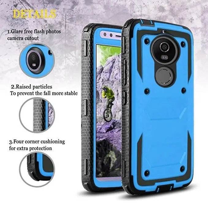 YUMQUA чехол для Motorola Moto E5 Cruise Case Shock Adsording Hybrid Прочный ударопрочный защитный