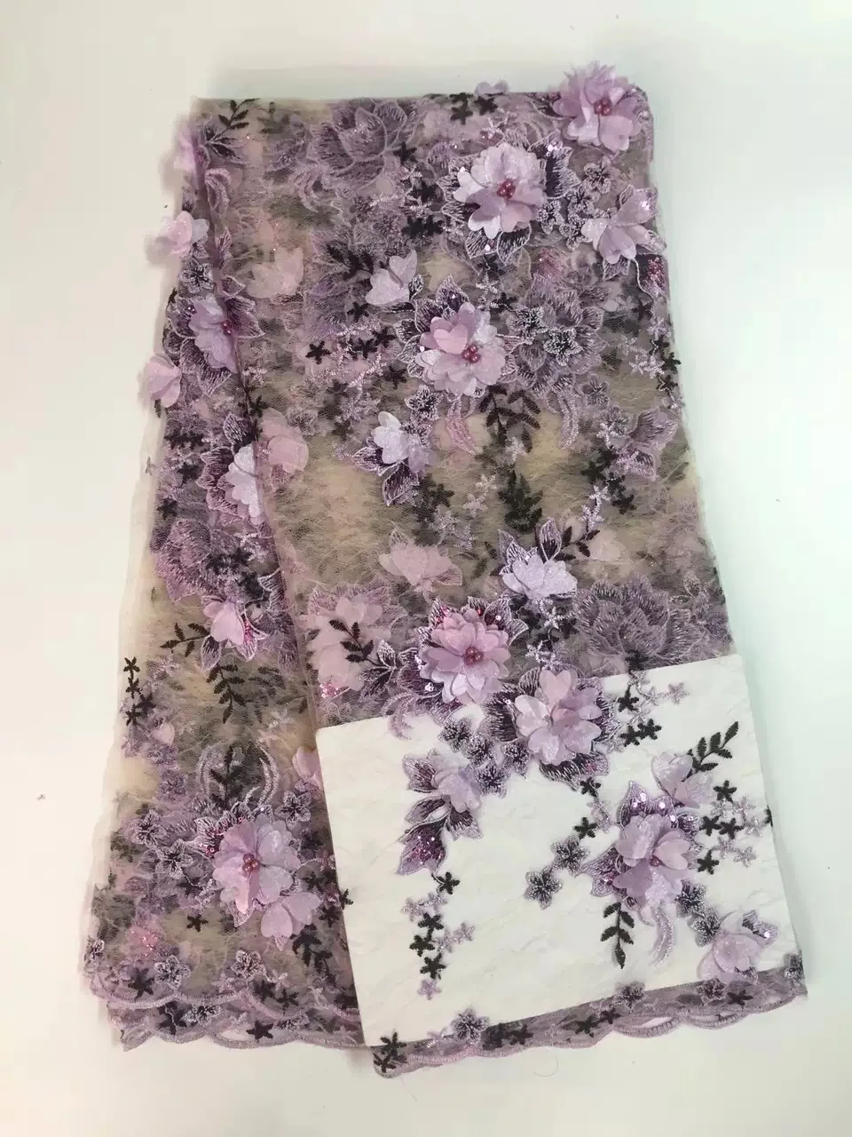 

Nigerian Wedding African Lace 2018 Latest African Cord Lace Fabric High Quality Fashion Guipure Lace Fabric For Party Dress AMZ