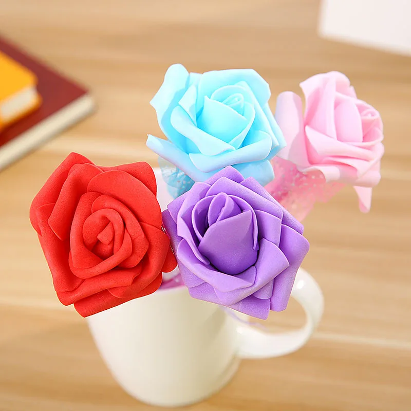 Моделирование Роза шариковая ручка с 0.5 мм синий пополнения студент подарок