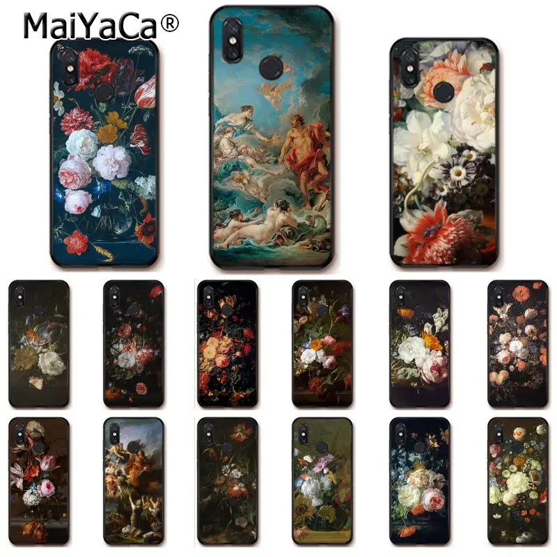 Классический чехол MaiYaCa для телефона с рисунком цветов бабочек в вазе Xiaomi Redmi8 4X 5S