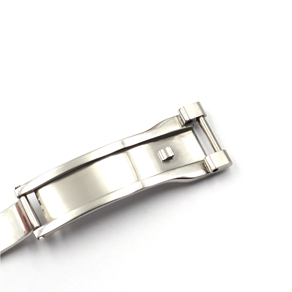 CARLYWET Wholesale 16 x 9mm Stainless Steel Replacement Watch Buckle Clasp For GMT Submariner Bracelet Rubber Leather Band