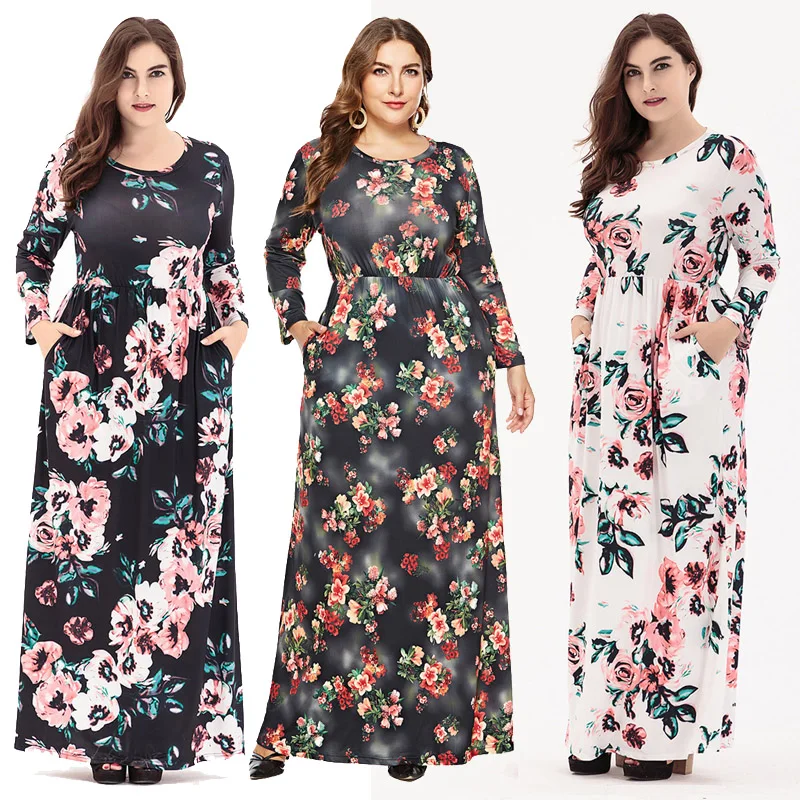 Женское длинное платье desigual с длинным рукавом и цветочным принтом большие