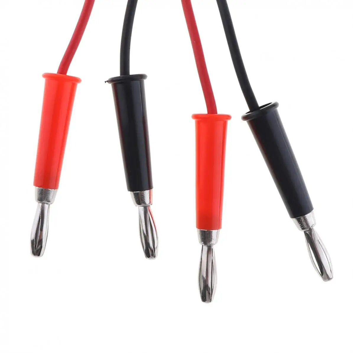 2pcs/lot Double Banana Plug Test Hook Wire with 4mm External Diameter and RV Pure Copper for Power Supply Testing | Инструменты