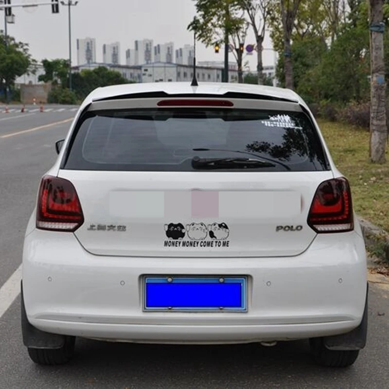 Спойлер для Volkswagen POLO 2010-2018 спойлер polo высококачественный задний черный
