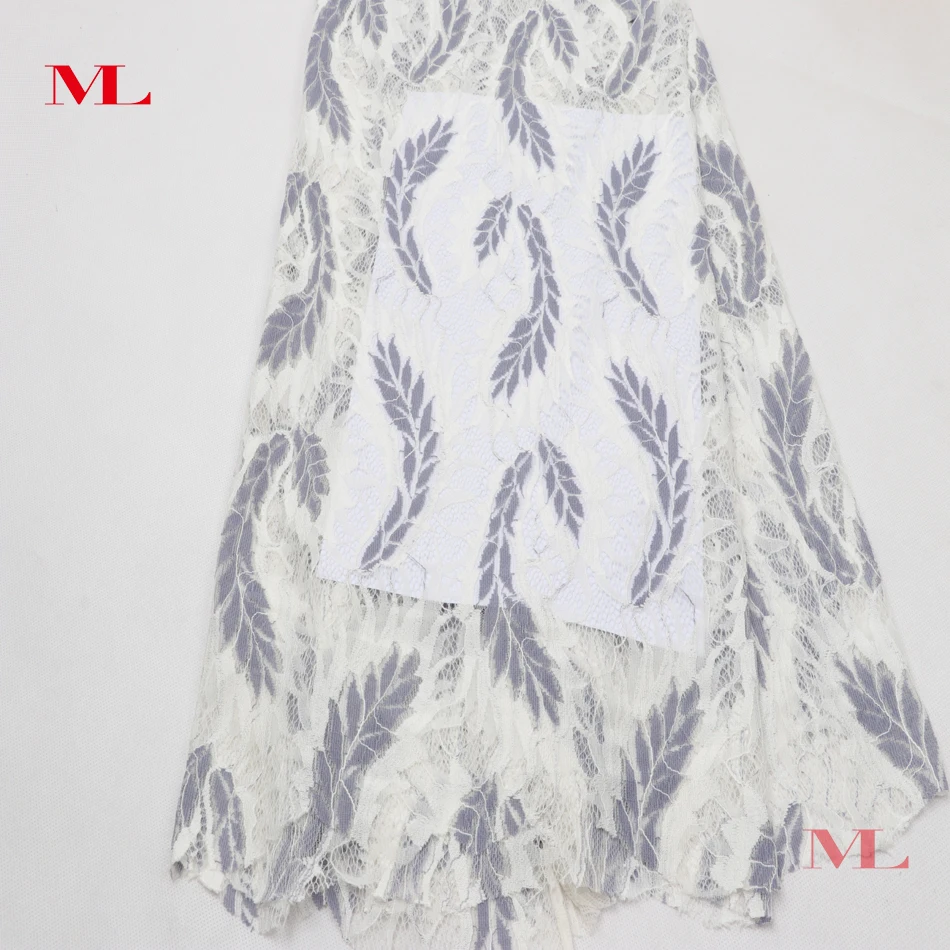 M & L Новый комплект из обуви в африканском стиле кружевная ткань 2018 высокое