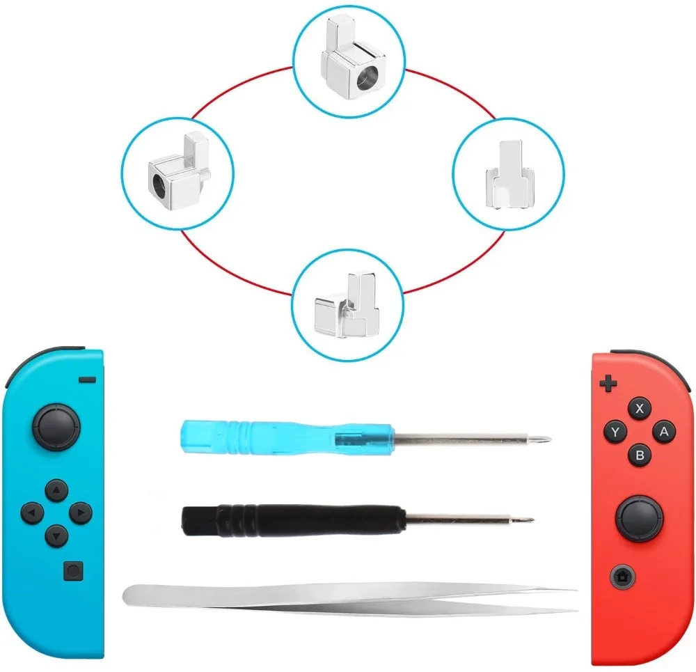 Набор инструментов для ремонта креплений с металлическим замком NS Joy Con