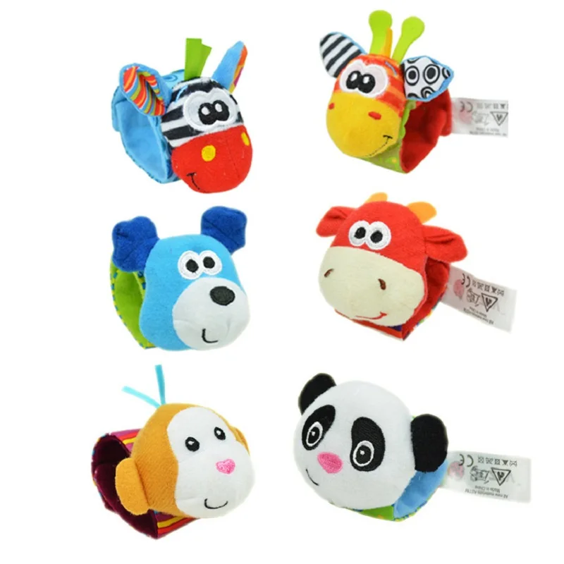 

Baby Born Infant Soft Socks Wrist Rattle Set Best Newborn Gift Toys for Children Boy Girl Baby Rattle Educational Toys Christmas