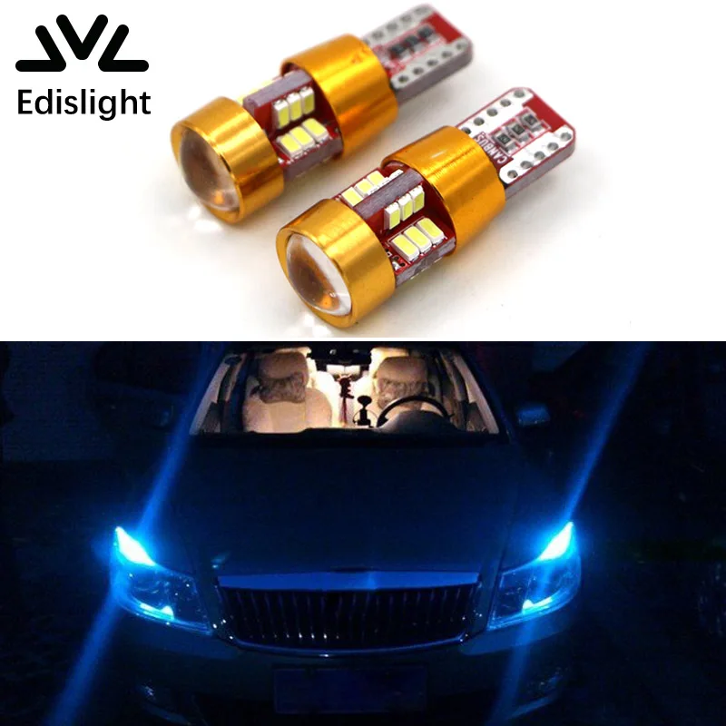Edislight T10 194 168 W5W 27SMD Canbus светодиодные лампы для парковки Skoda Superb Octavia Fabia Rapid Yeti|car