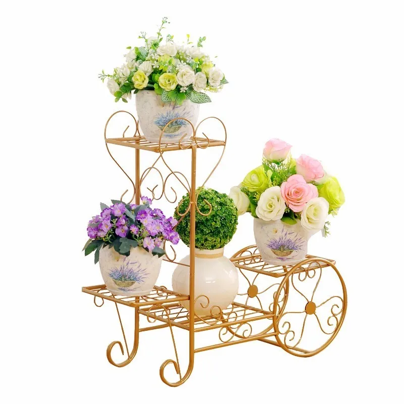 

Exterior Rek Terrasse Decoration Scaffali In Metallo A Ripiani Planten Standaard Flower Balcon Balkon Stand Plant Shelf