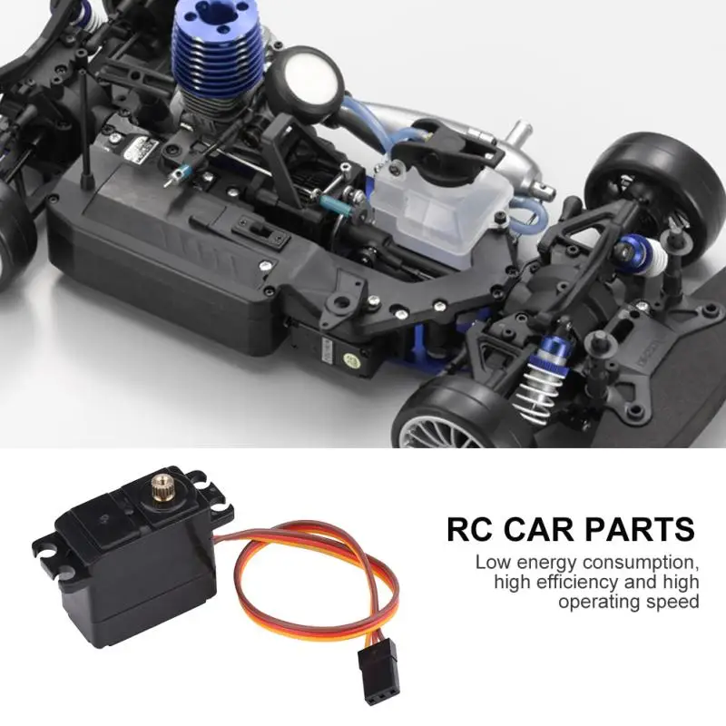2.2kg Metal Gear Waterproof Servo Remote Control Accessory for 1/16 1/14 1/12 RC Car Plastic shell is waterproof and durable | Игрушки и