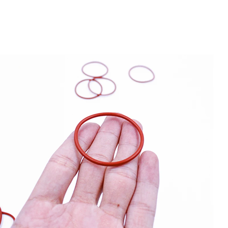 Красное Силиконовое кольцо из силикона/VMQ уплотнительное толщиной 2 5 мм OD 60/75/150*2
