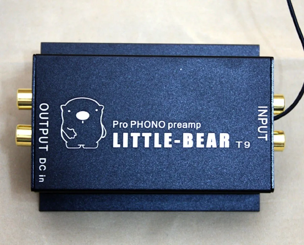 Высококачественный Hi-Fi стерео металлический чехол T9 проигрыватель Phono RIAA Preamp