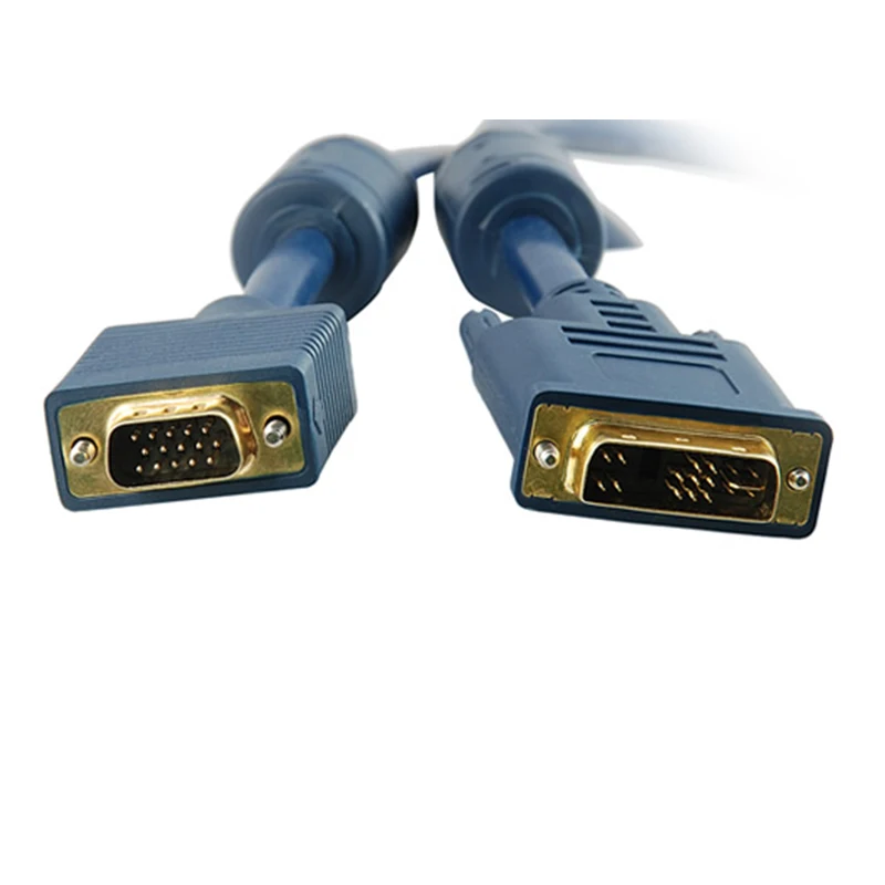 Позолоченные мониторы для ПК 3M DVI Φ 18 + 1 штекер VGA штекер|dvi to|display cablecable male |