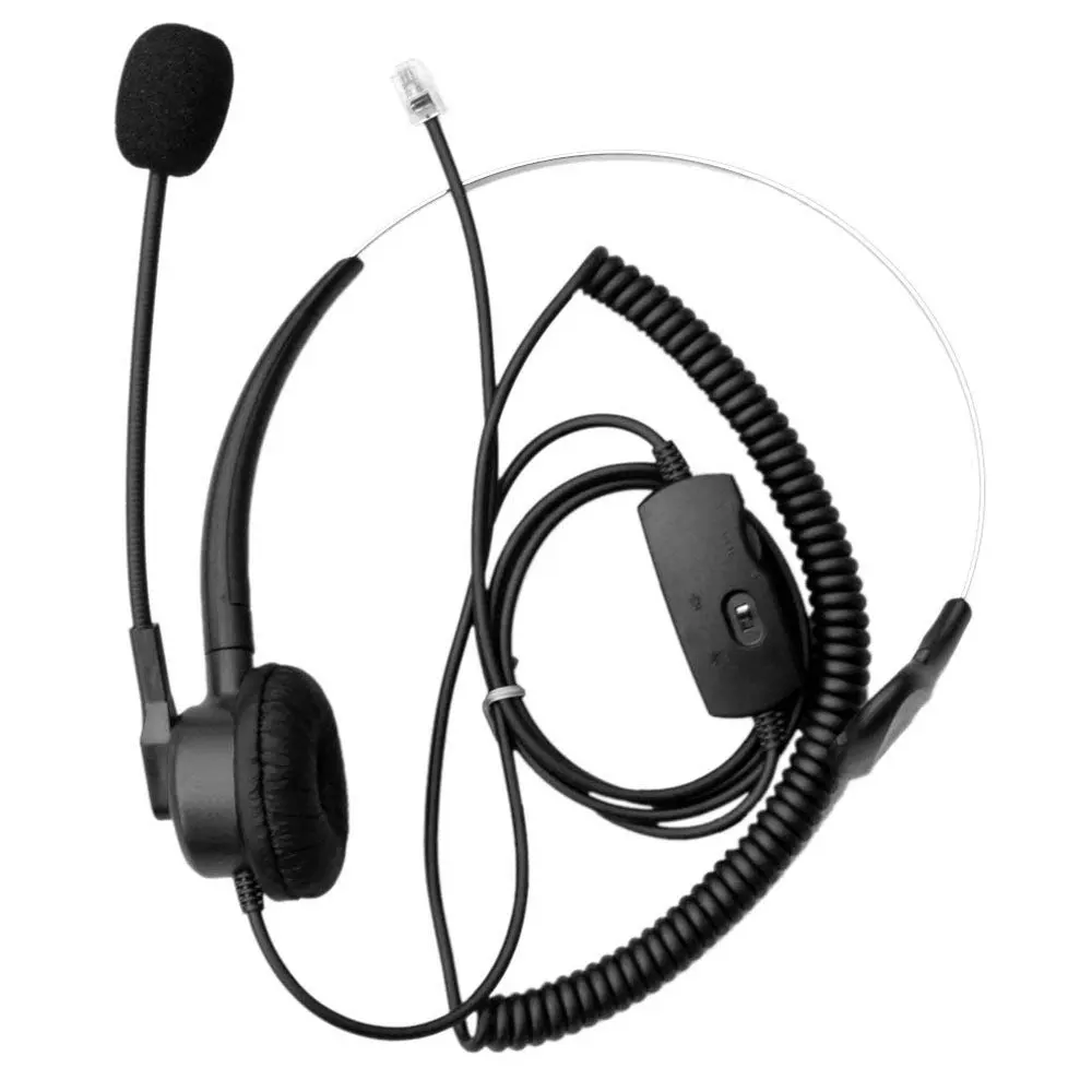 Наушники с микрофоном и управлением громкостью и отключением звука для телефонов Cisco Unified IP Phones 7931G 7940G 7941G 7942G, предназначенные для работы в колл-центрах Wantek.