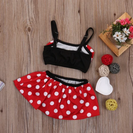 Купальник-бикини для маленьких девочек купальник на бретельках купальный костюм