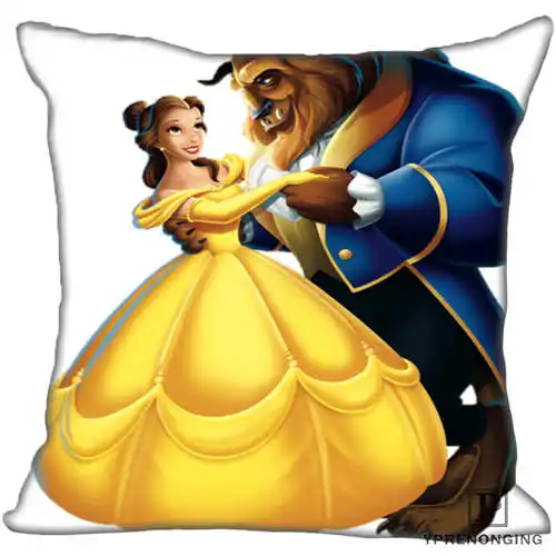 Pillowcase Для наращивания с лучшими продажами от Красота-а-зверь(1)@ Подушка Чехол Спальня дома квадратная Наволочка на молнии(с одной стороны)#190404-01-70 - Цвет: Pillowcase