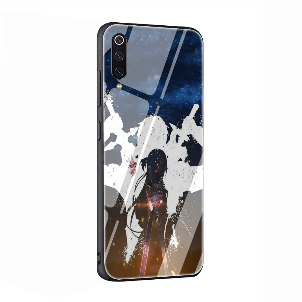 G2 Sword Art Online SAO аниме, чехол из закаленного стекла для телефона Xiaomi mi 8 9 A1 5X A2 6X Red mi 4X 6A Note 5 6 7 Pro Pocophone F1 - Цвет: G2