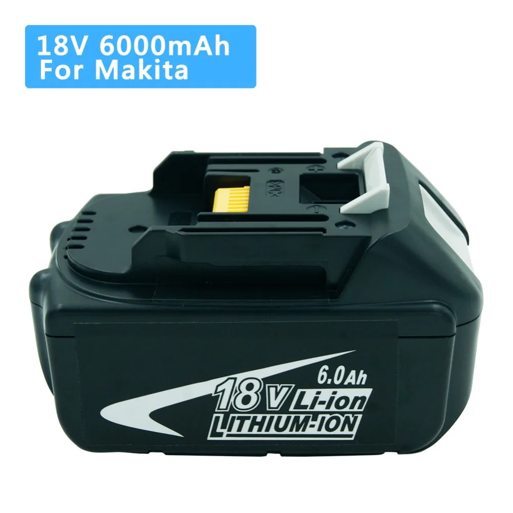 18 в 6000 мА/ч BL1860 литий ионная Батарея для Makita BL1850 BL1840 BL1830 LXT400 аккумулятор