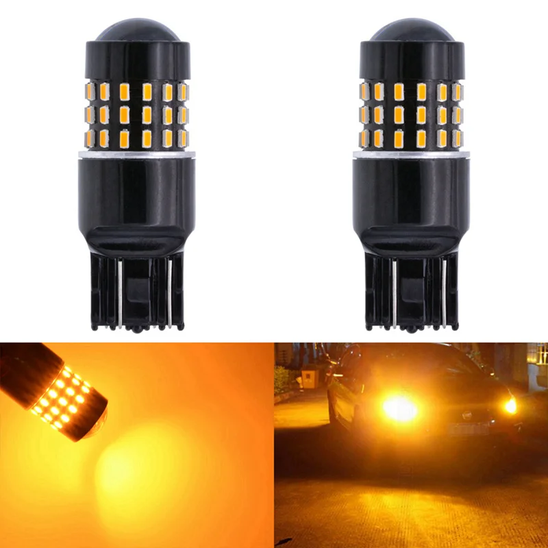 Katur 2x T20 7443 7440 992 светодиодный 650 люмен энергосберегающий Янтарный светильник